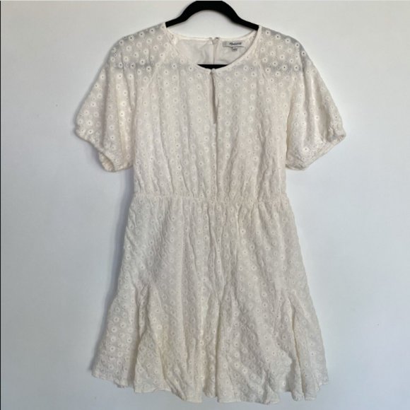Madewell Eyelet Tassel Tie Floral Mini Dress - Picture 4 of 4